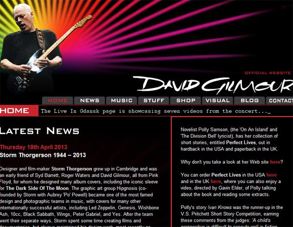David Gilmour | Graphic Design | Branding, Packaging, Print, Web | JABEYE